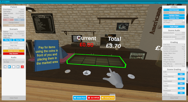 Making a Payment Scenario from Clinical Trial version of software